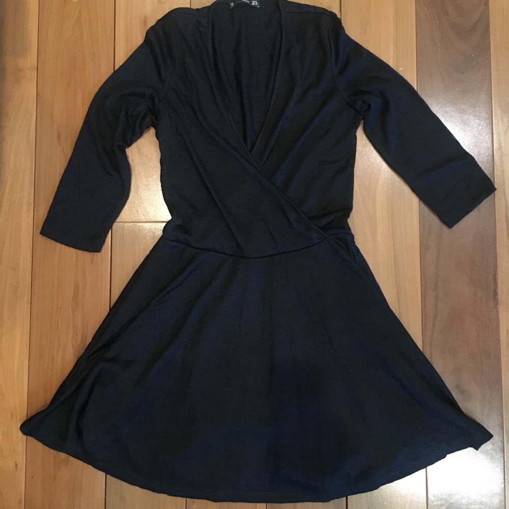 Black mini dress